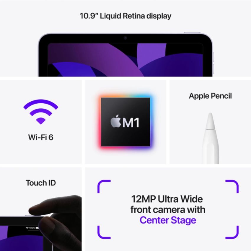 10.9-inch iPad Air 5th Gen Wi-Fi