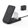 ESR HaloLock™ 3-in-1 Travel Wireless Charging Set Black